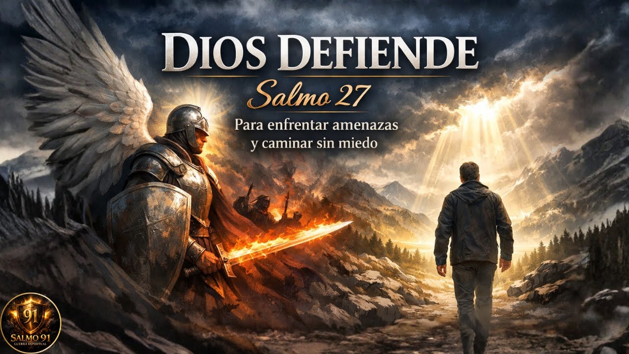 🔥 DIOS DEFIENDE | Salmo 27 Para enfrentar amenazas y caminar sin miedo