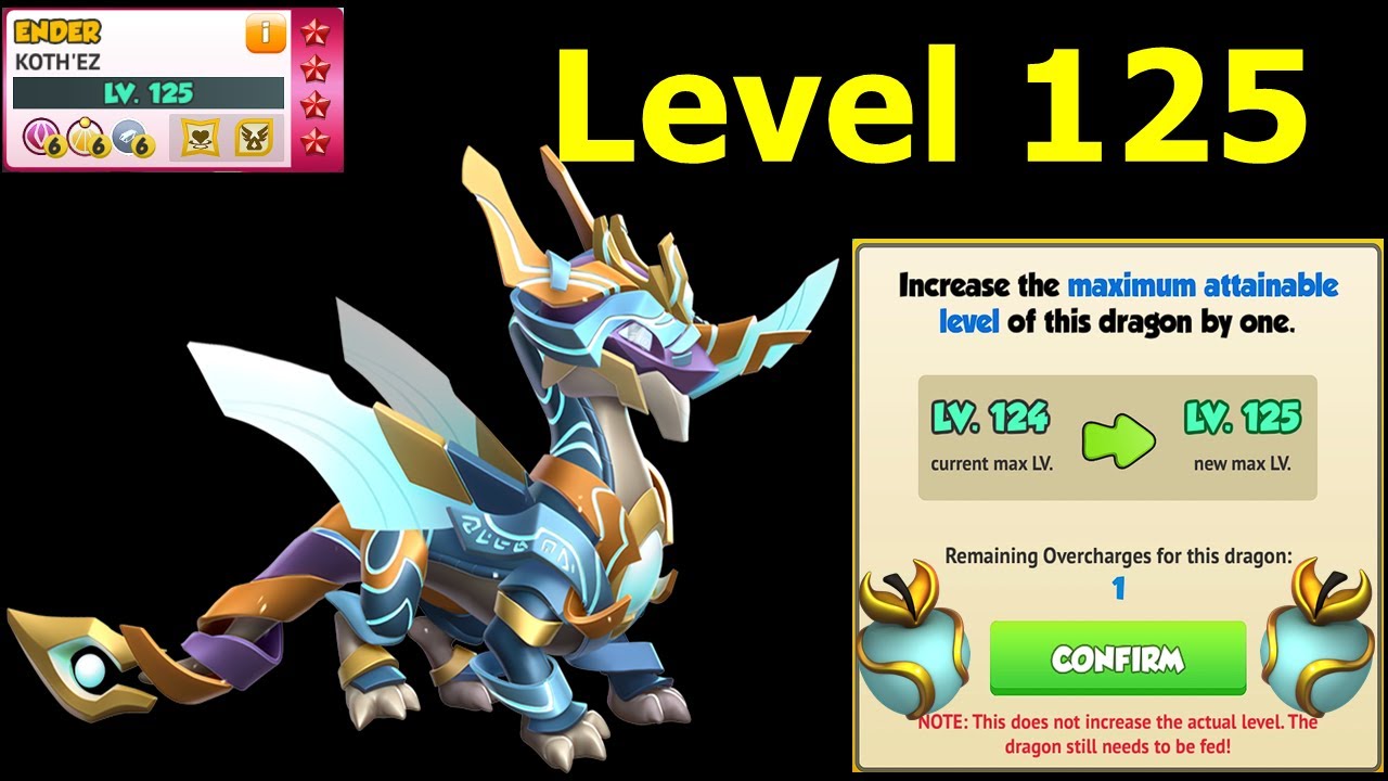 Ancient Kothez Dragon Level up to 125-Dragon Mania Legends | How to use Sacred Apple  DML