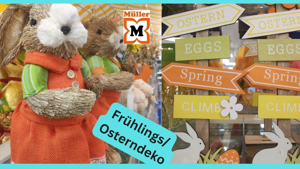 Besondere Osterdekorationen bei M&uuml;ller /Fr&uuml;hlingsdeko