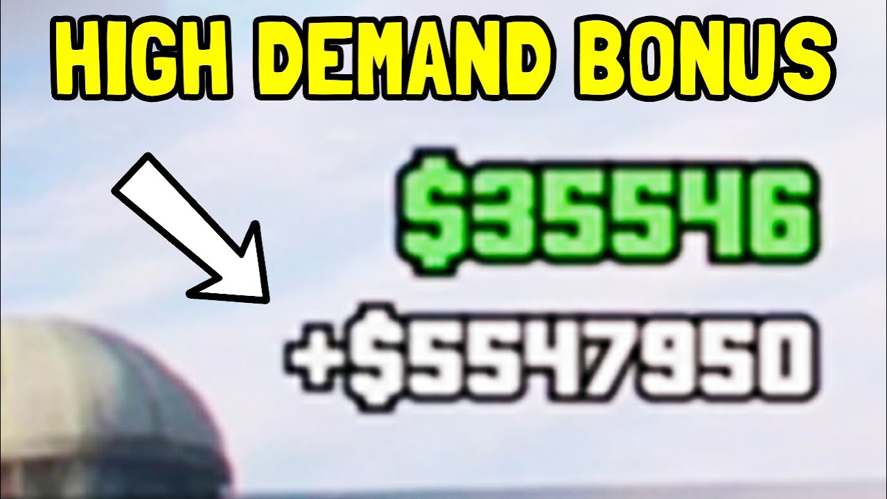 Объяснение бонуса HIGH DEMAND в GTA Online (2022)