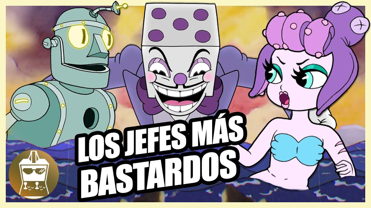 ¡Jefes que SOLO pueden derrotar los más PROS de CUPHEAD | AtomiK.O.