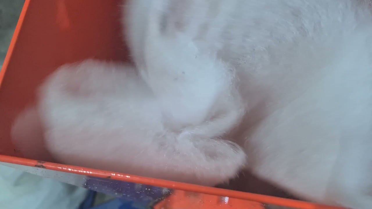 Измельчитель дробилка синтепона на МИ-500р плюс пневмотранспорт