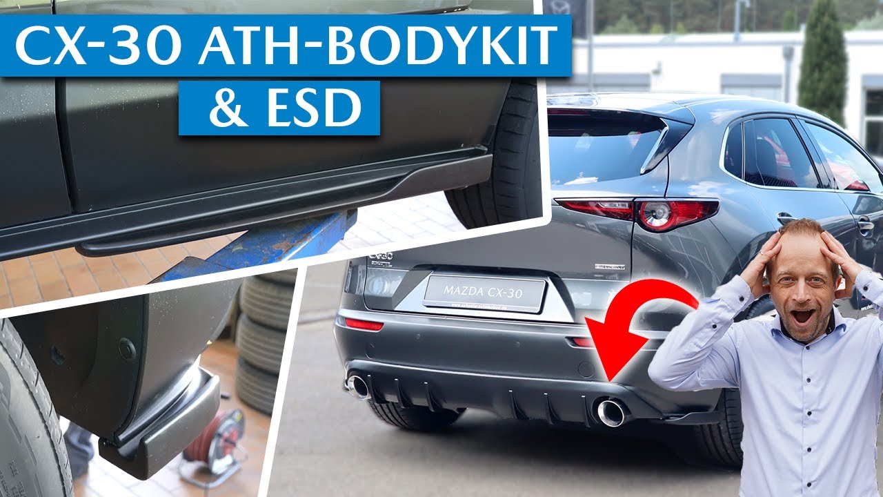 Mazda CX-30 Tuning mit ATH-Bodykit & Sportauspuff l ​Montage + Soundtest❗​​Schuster Automobile