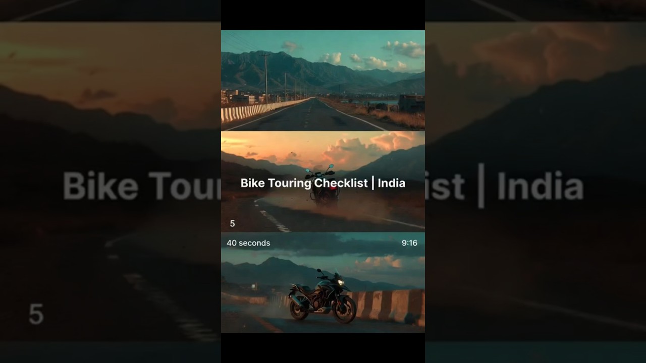 Bike Touring Checklist India | Ride Prepared 🇮🇳🏍️ 