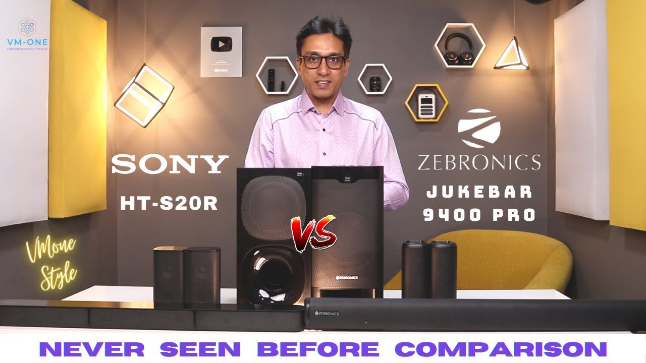 Sony S20R vs Zebronics 9400 Pro ⚡ Best Soundbar in India 2021 ⚡ Zebronics 9400 Pro vs Sony HT S20R