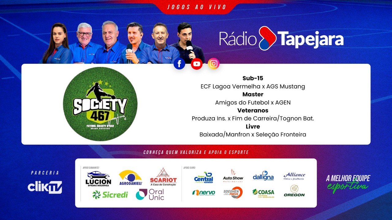 SEMIFINAIS 3ª Copa Society 467