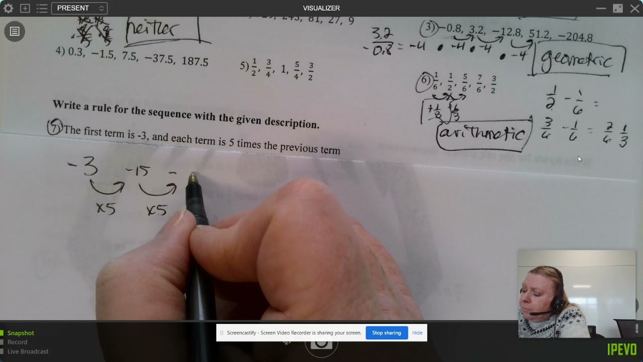 Sequences Sec 3