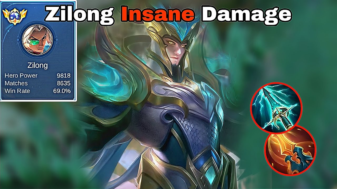 Zilong Insane Damage‼️Zilong Top Globel Gameplay 