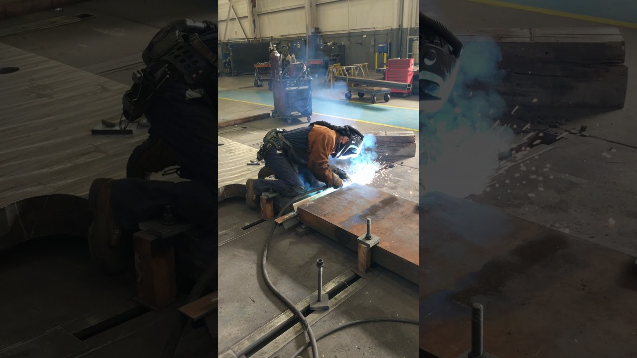 Lincoln electric hyperfill  in action