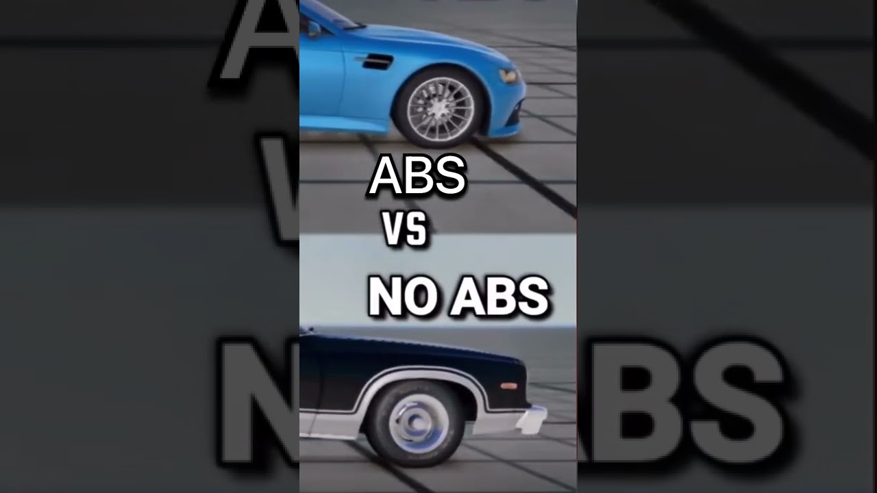 ABS VS NON ABS | CAR BRAKES | 2022 #shorts