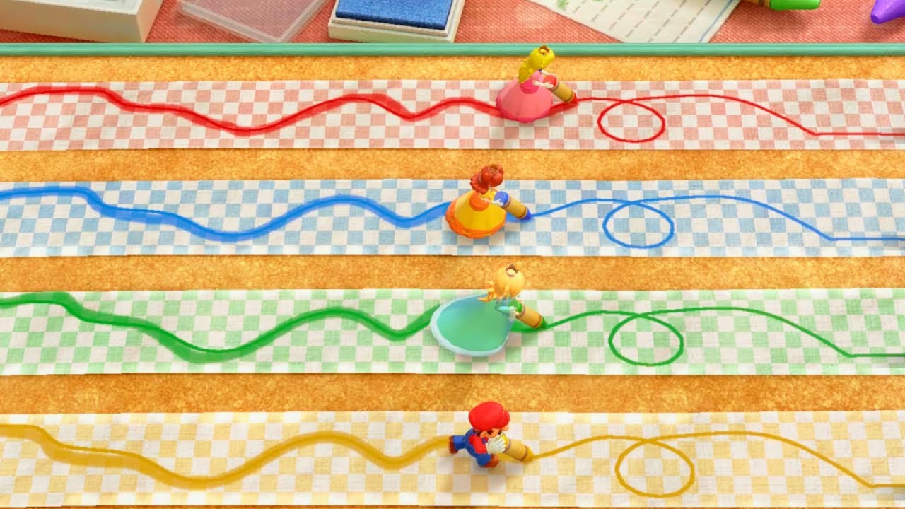 Mario Party Superstars Minigames - Peach vs Daisy vs Rosalina vs Mario (Master CPU)