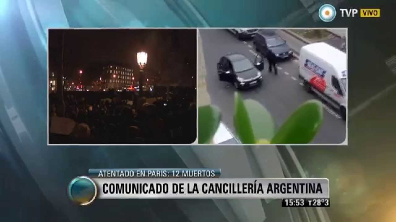 Visión 7 - Atentado en París: Argentina condenó el 