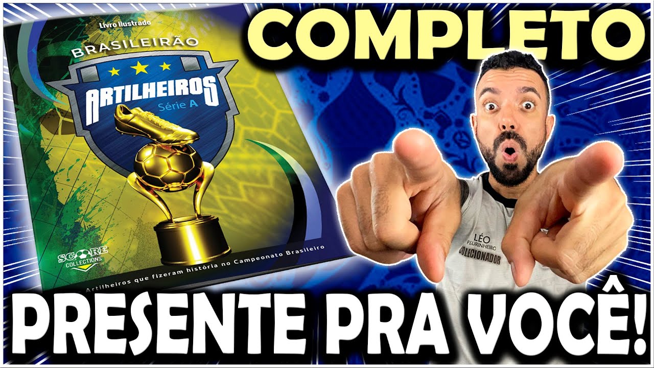 NATAL CHEGOU PRA VOCÊ - COLEI todas as FIGURINHAS do Álbum ARTILHEIROS do BRASILEIRÃO