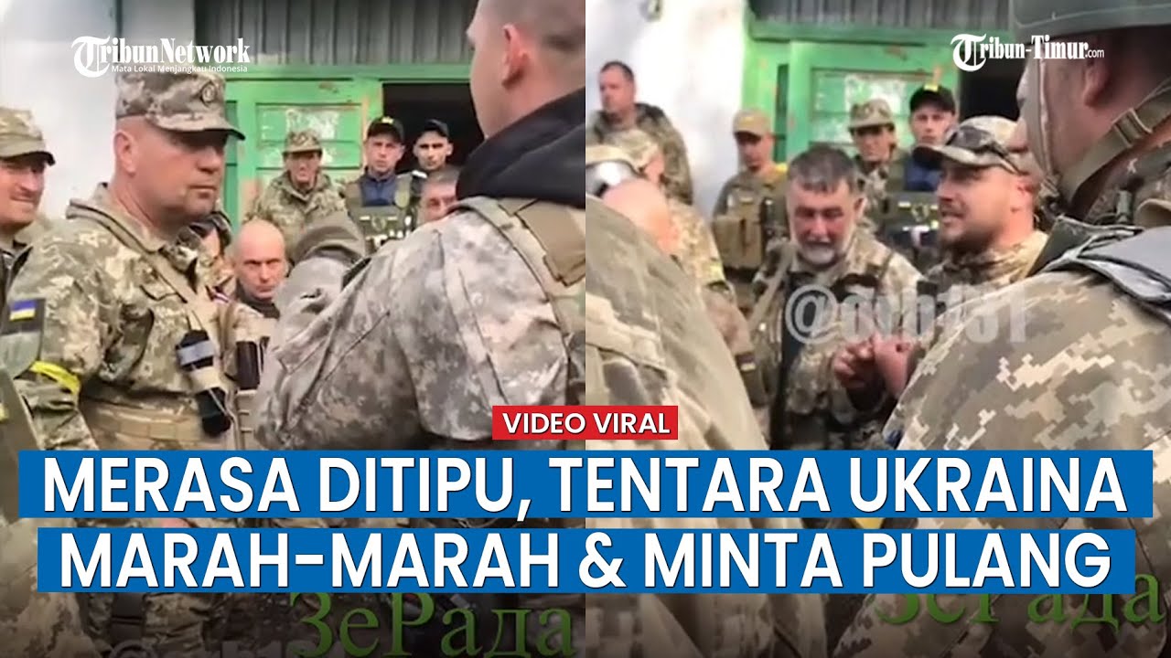 Perdebatan Menolak Bertempur, Pasukan Ukraina Marah marah dan Bersikeras Minta Pulang