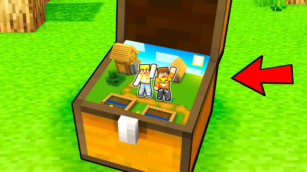 ZAMIESZKALIŚMY w SKRZYNCE w Minecraft!