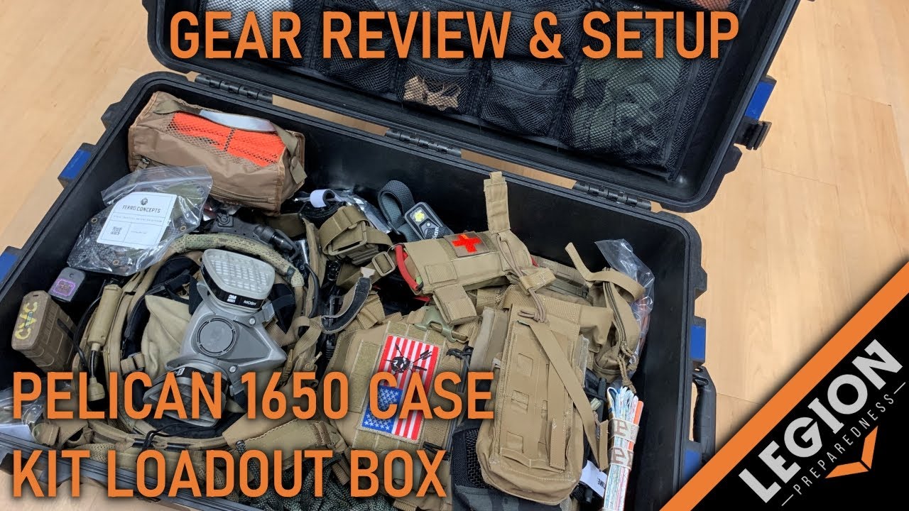 Pelican 1650 Kit Load Out Box