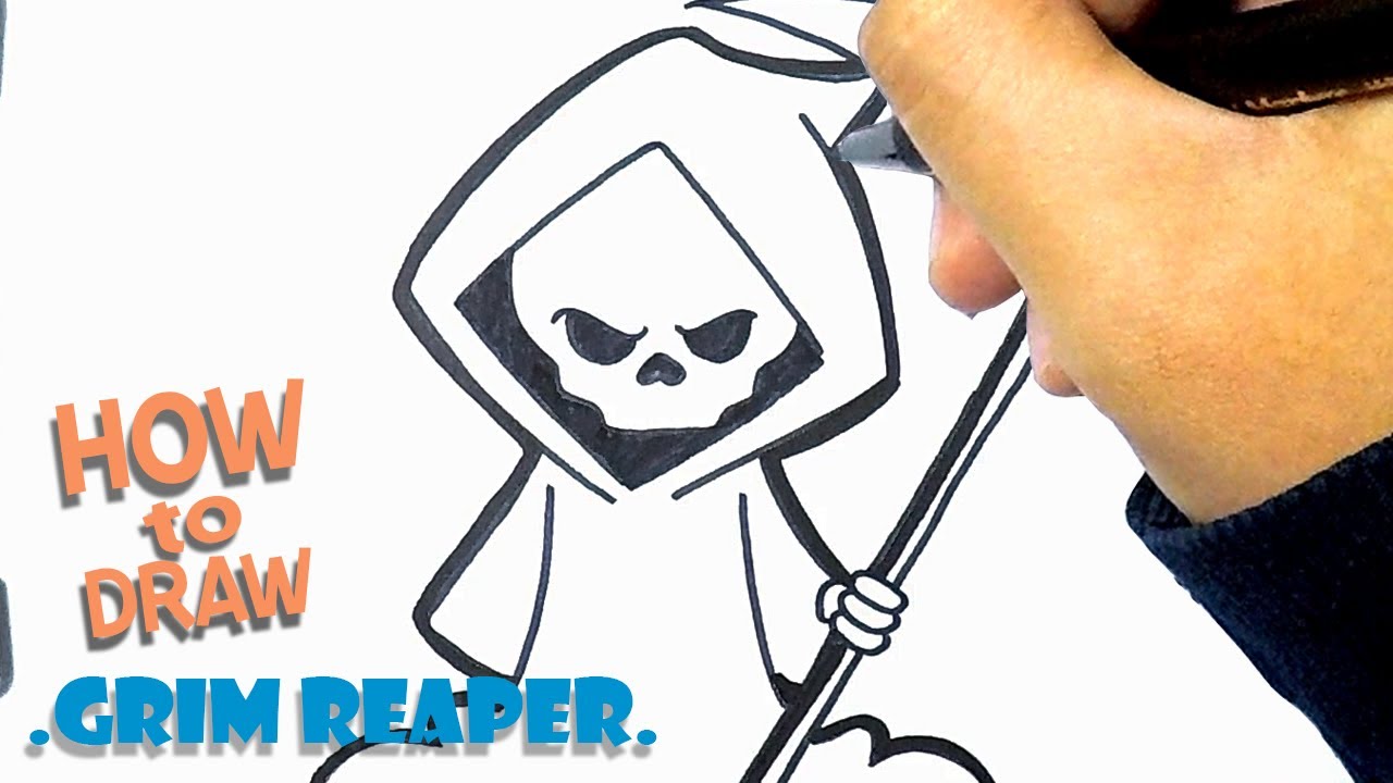 How to Draw grim reaper | easy drawing | cool drawing
