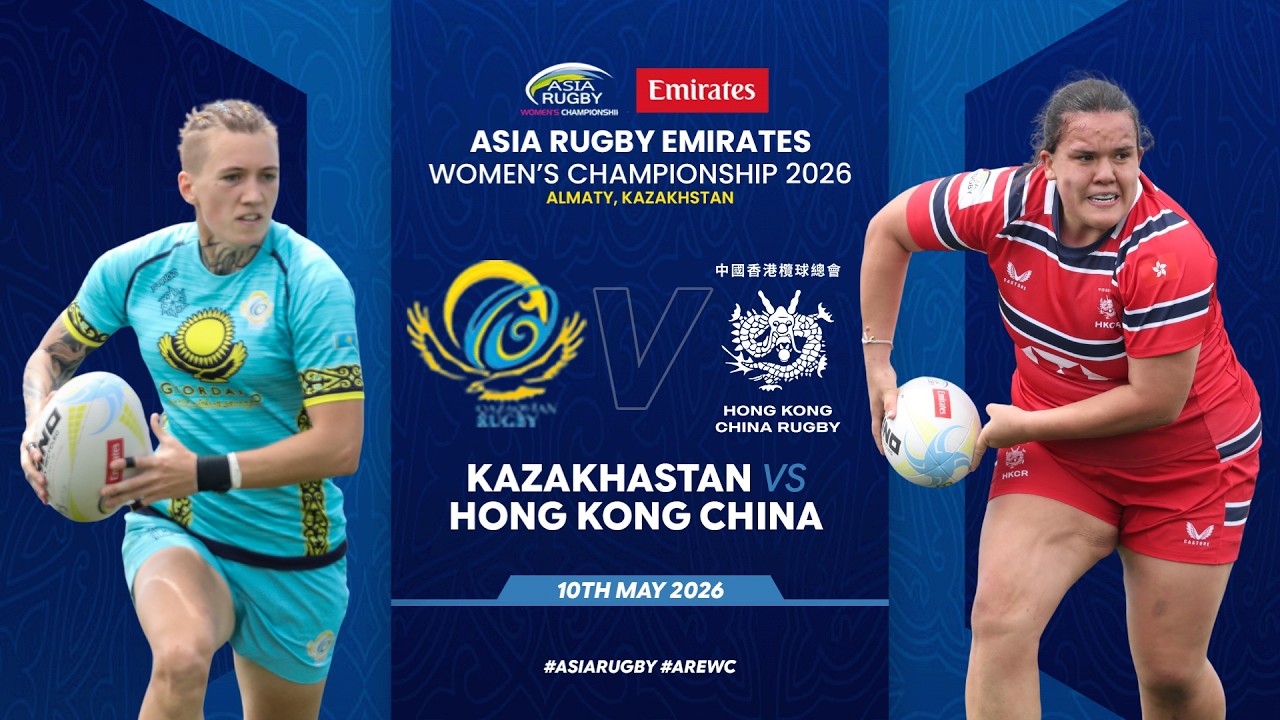 Kazakhstan v Hong Kong China  Game 3 Asia Rugby Emirates Women's Championship