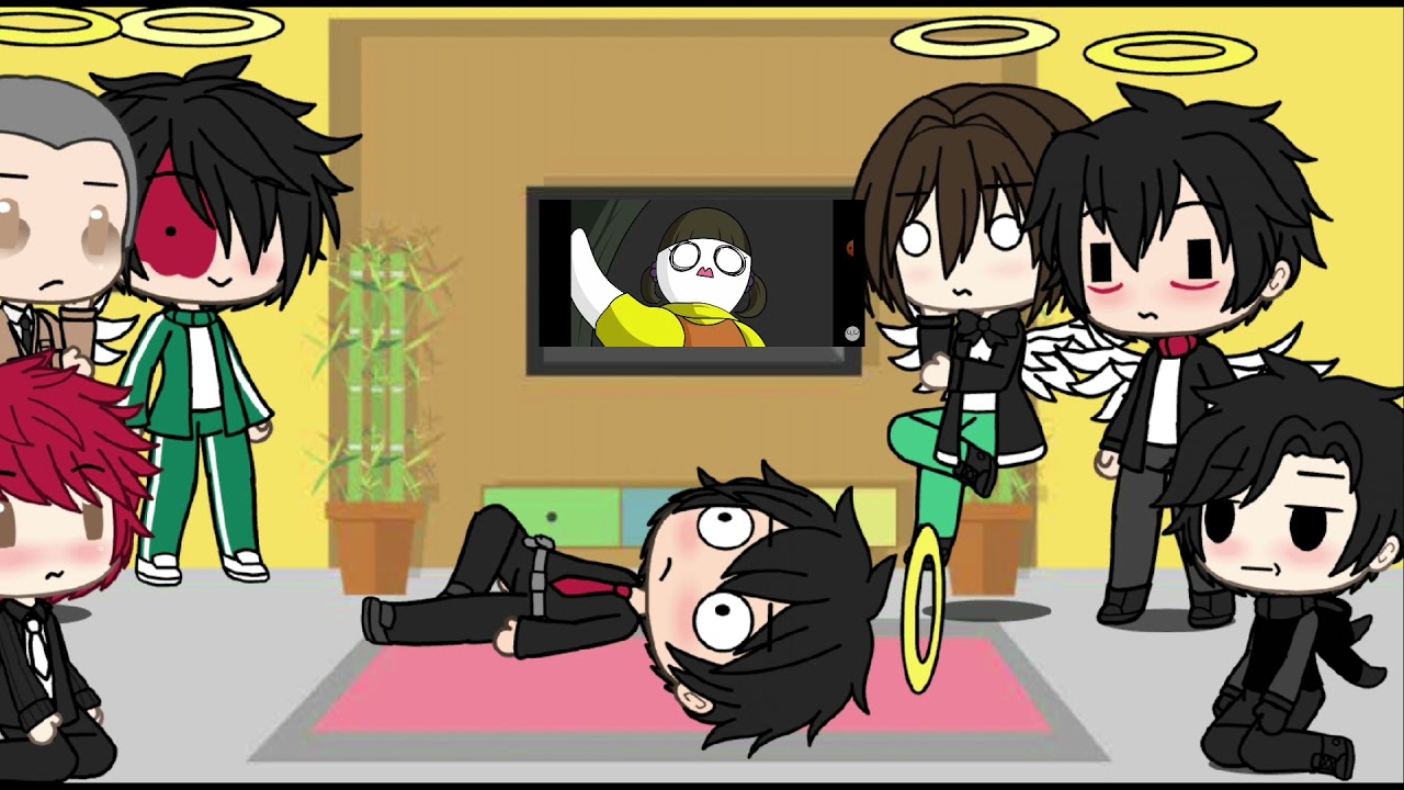 squid game characters react for squid game 3 minute with @summary  for gacha life squid game