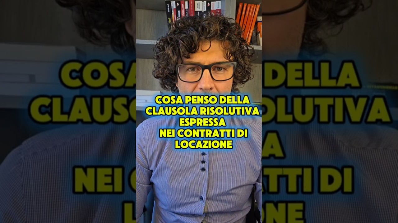 ⚠️La Clausola Risolutiva Espressa non salva il tuo contratto di locazione ⚠️