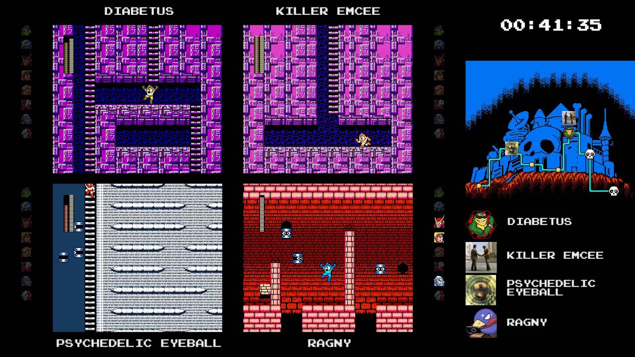 Mega Man 2 Race (Or How Racing It at 11 PM was a Great Idea)