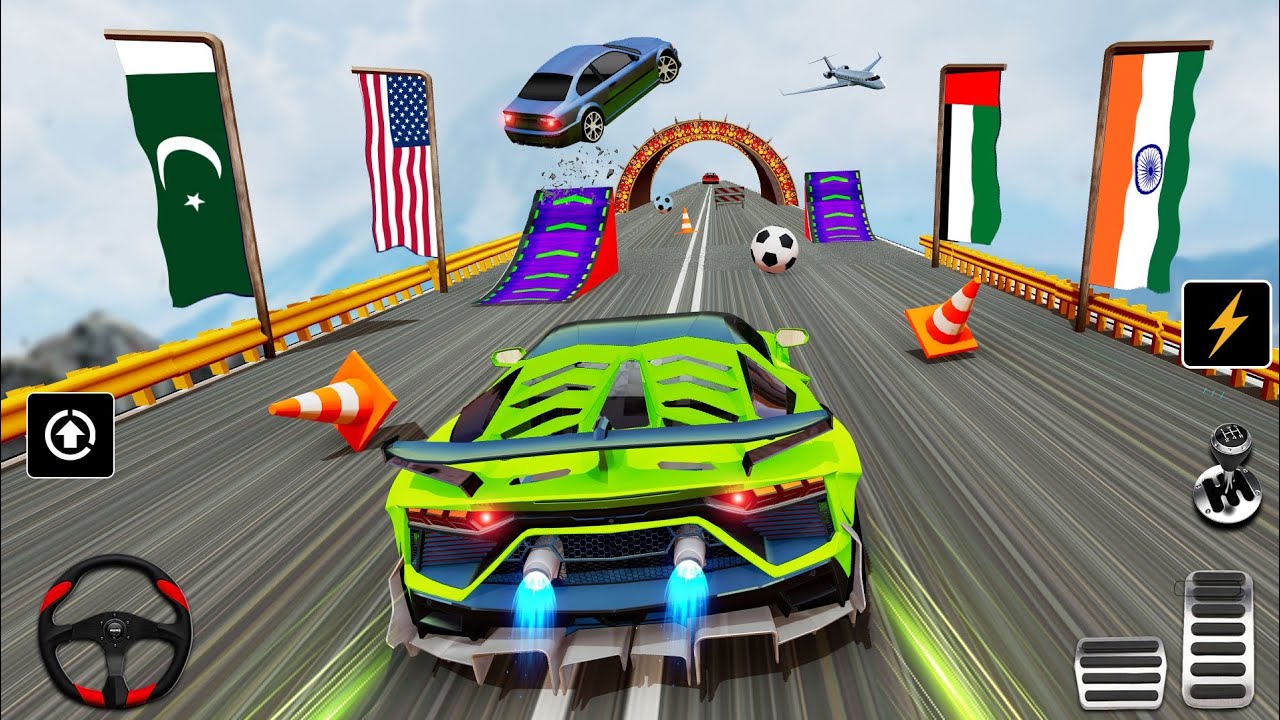 Crazy GT Car Stunts & Jumps | Android Racing Gameplay part 35  ⁉️👌😎 ❤