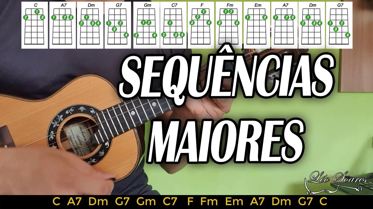 Aprenda TODAS as Sequências Maiores no Cavaquinho - 