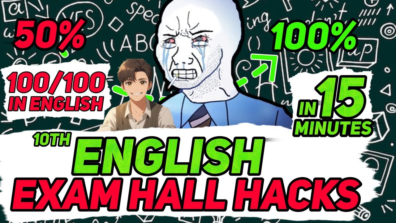 Hack Your English Exam 2026 🔥 Class 10 Board | 95% Strategy + Presentation Secrets