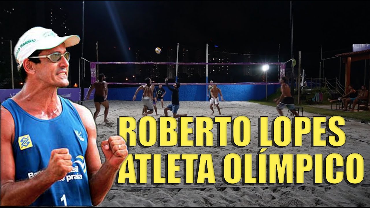 Atleta olimp&iacute;co no Manchet&atilde;o! Roberto Lopes jogando v&ocirc;lei 4x4 #volei #voleibol #volleyballworld
