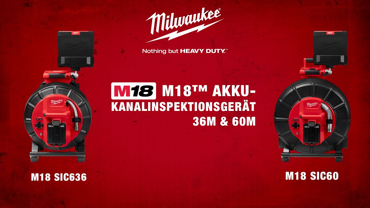 M18™ AKKU-KANALINSPEKTIONSGERÄTE 36M & 60M