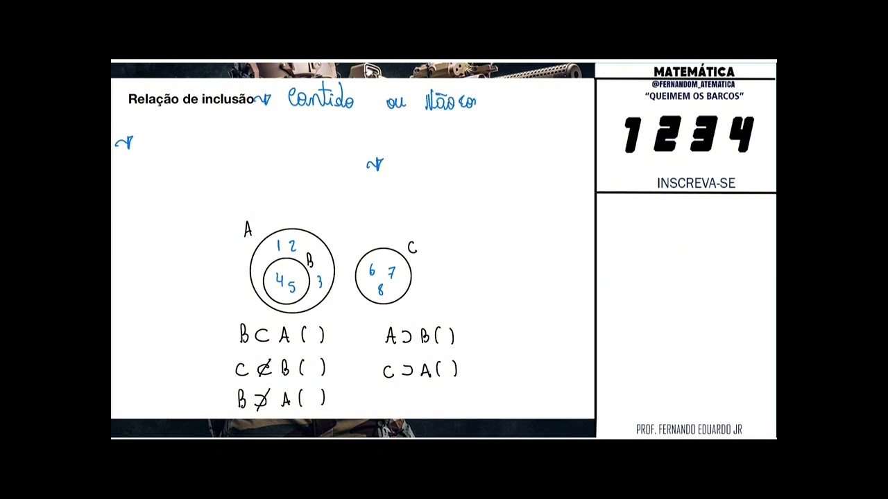 Conjuntos (parte 1) #conjuntos #matemática