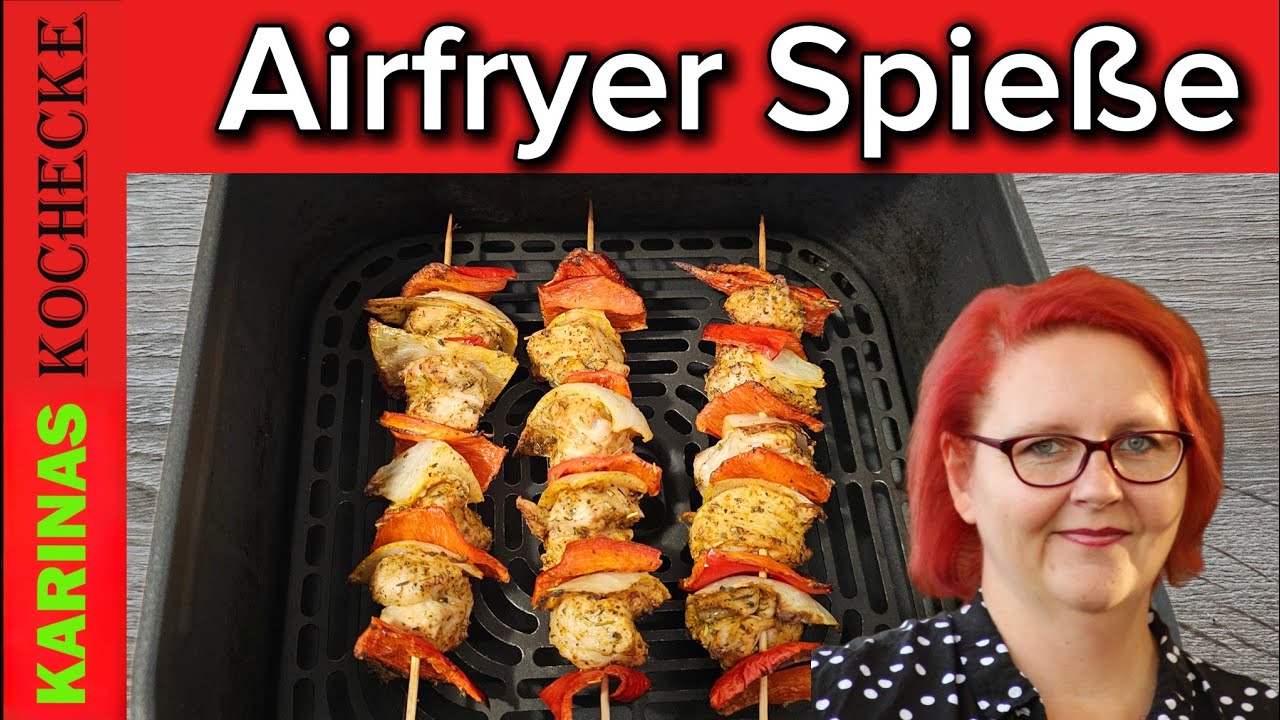 Hähnchenspieße im Airfryer | einfach, schnell & richtig lecker