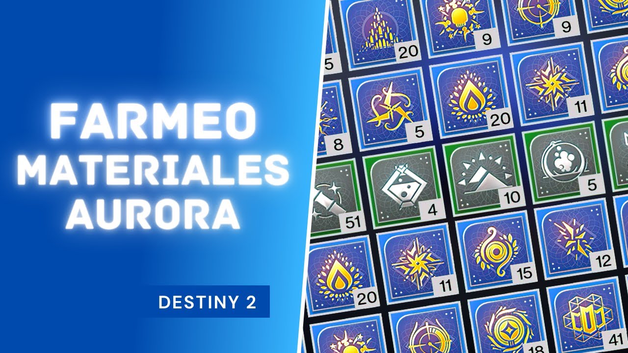 Como conseguir y Farmear Materiales de la Aurora Destiny 2 - Royer⚡Random