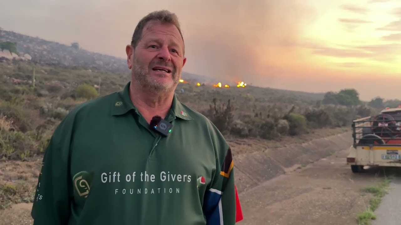 Gift of The Givers Update: #Kouga Fire Disaster News | Friday AM