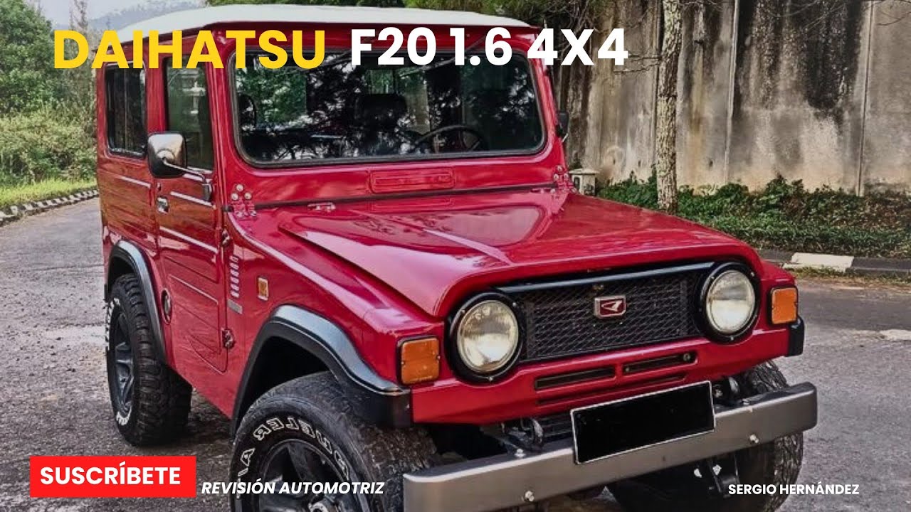 Daihatsu F20 1.6 4x4|La Aventura Clásica en Terrenos Difíciles|Recomendando Carro por Carro