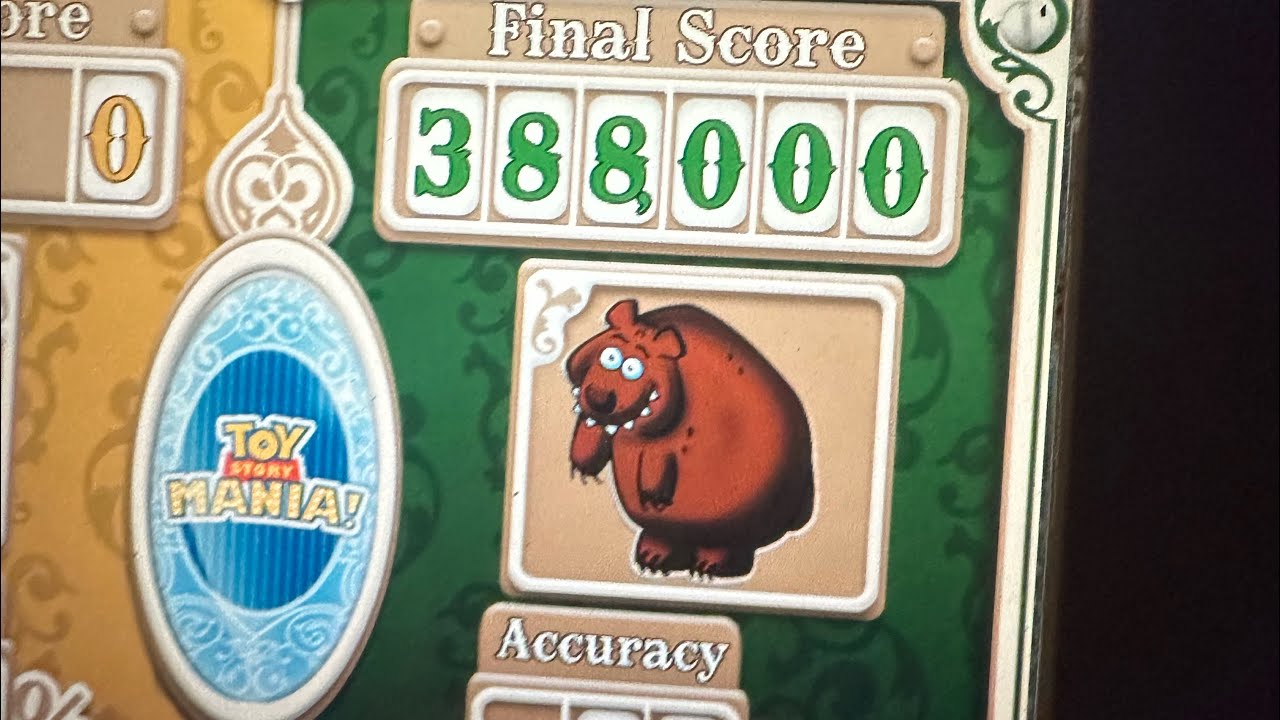 Toy Story Midway Mania: High Score Hijinx! - 388,000 Points