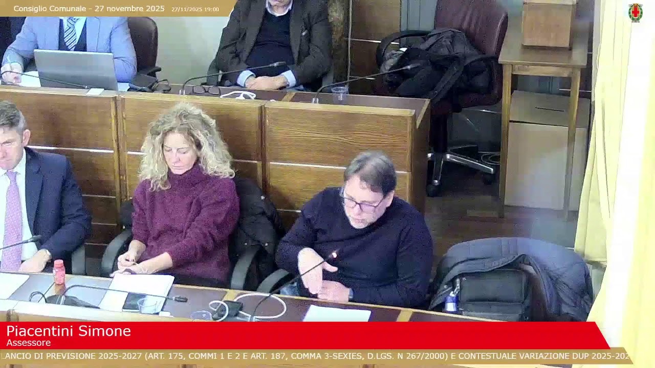 Consiglio Comunale - 27 novembre 2025