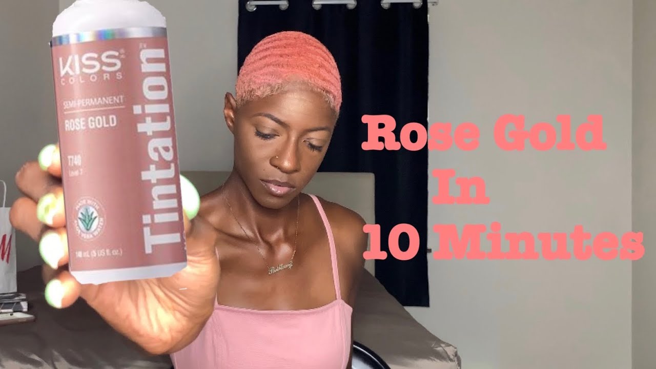 10 MINUTE HAIR COLOR TRANSFORMATION ft. KISS TINTATION SEMI PERMANENT HAIR DYE