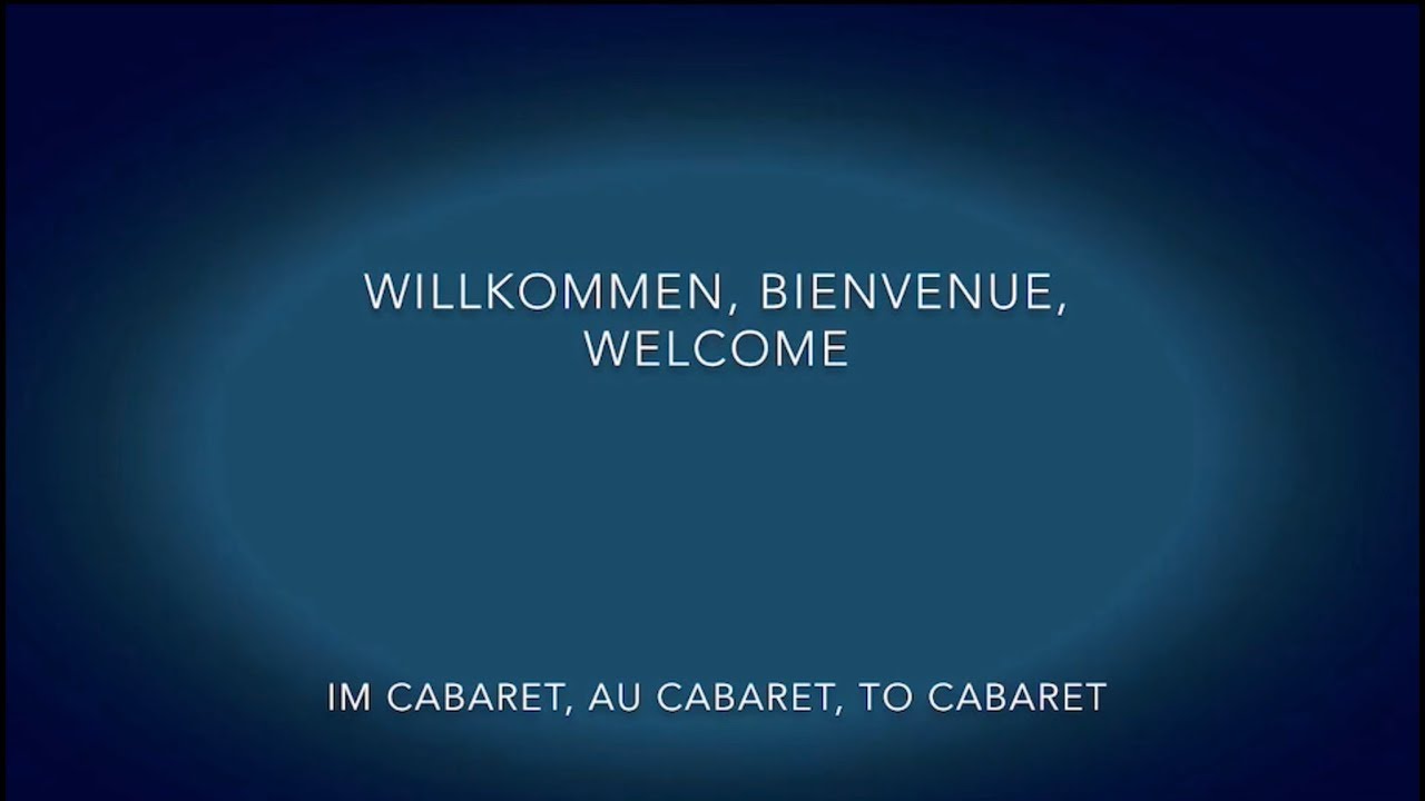 (Cabaret) Willkommen (Fabian Richard)