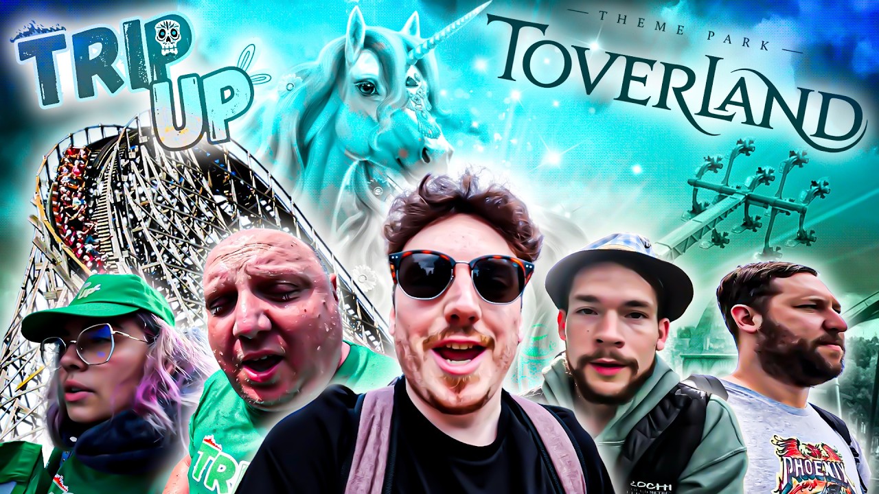 95 dans le Fantastique Parc TOVERLAND ! (pour être honnête Troy est horrible) First Drop TRIP UP 3
