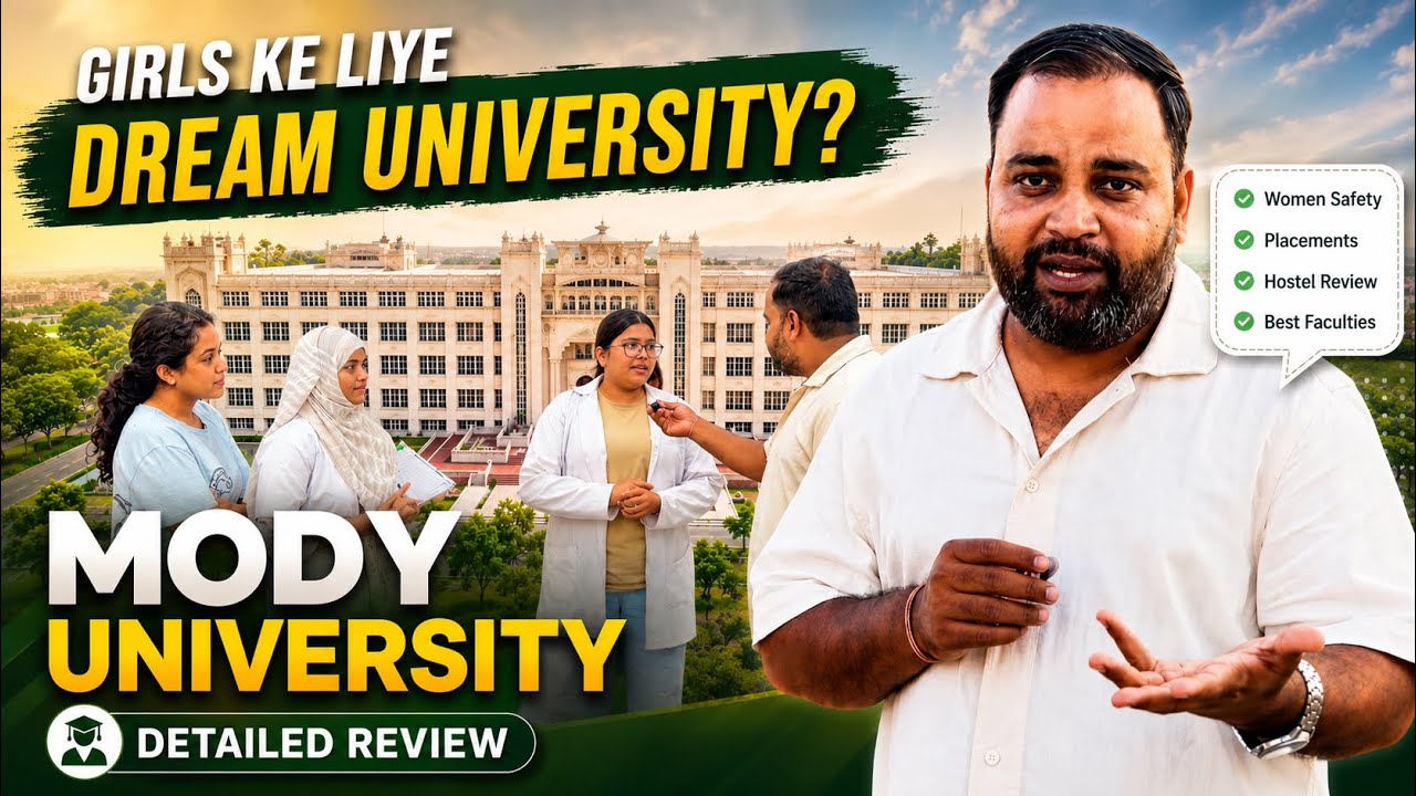 India&rsquo;s Best Girls University? 🤔 Mody University Full Tour | Student Reviews & Reality Check 🔥 
