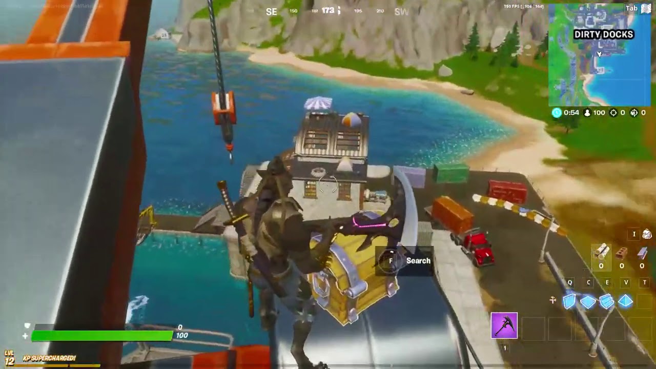 first gun, first kill, FORTNITE game