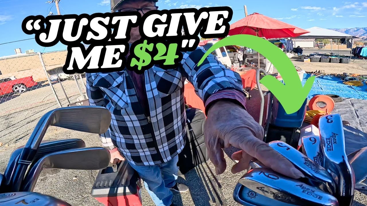 Flea Market Treasure Hunt: Titleist, Scotty Cameron & Kirkland Golf Clubs for CRAZY Deals!