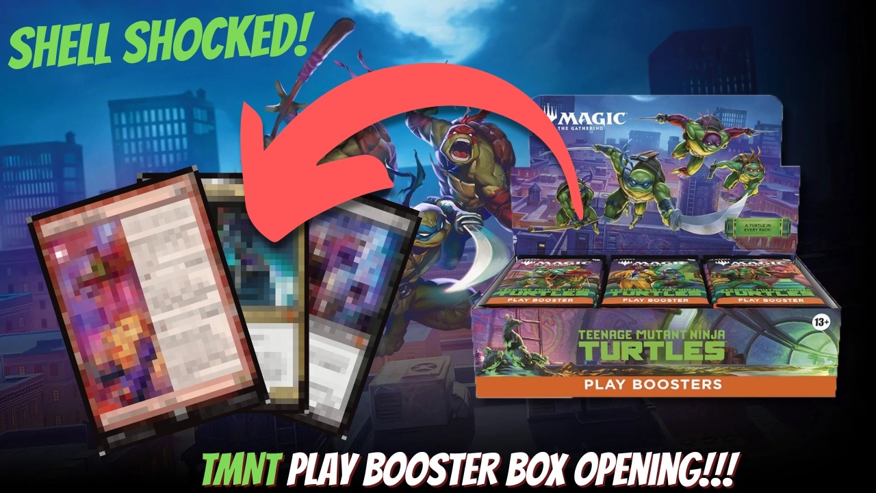 SHELL SHOCKED!! MTG Teenage Mutant Ninja Turtles Play Booster Box Opening!!