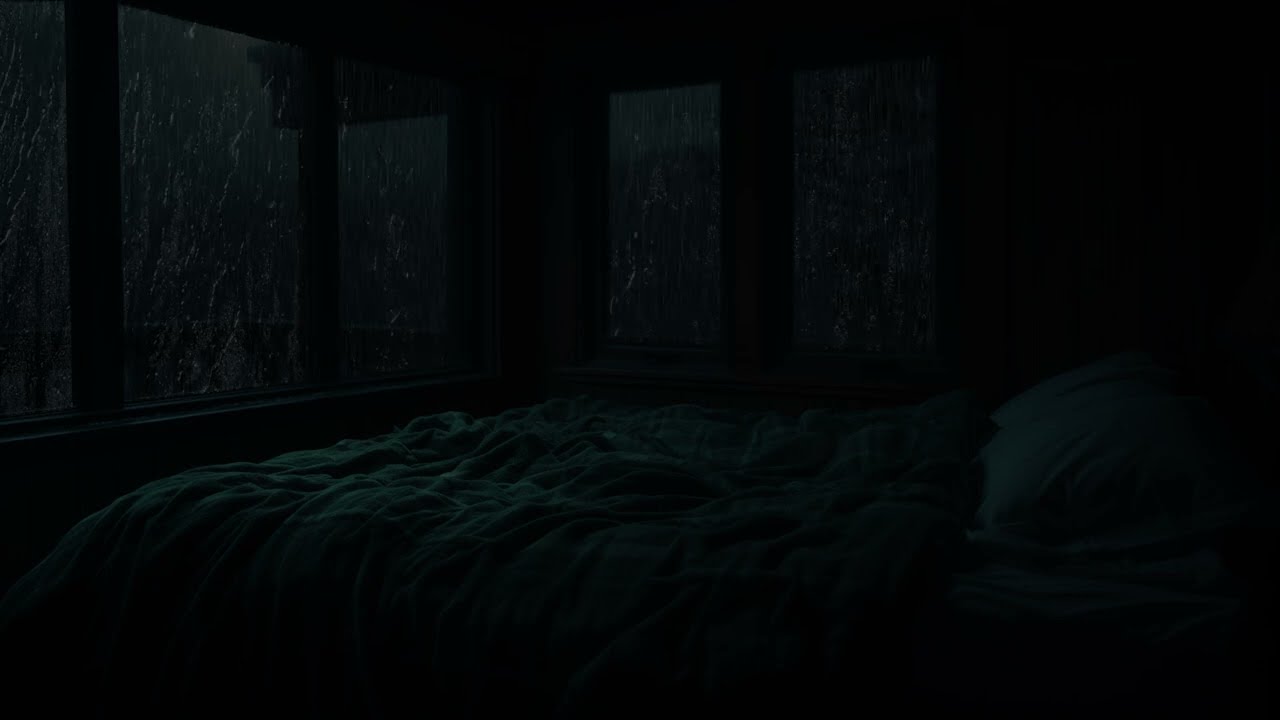 Say Goodbye to Frequent Sleepless Nights | Fall Asleep Quickly with Soft Rain Sounds All Night Long