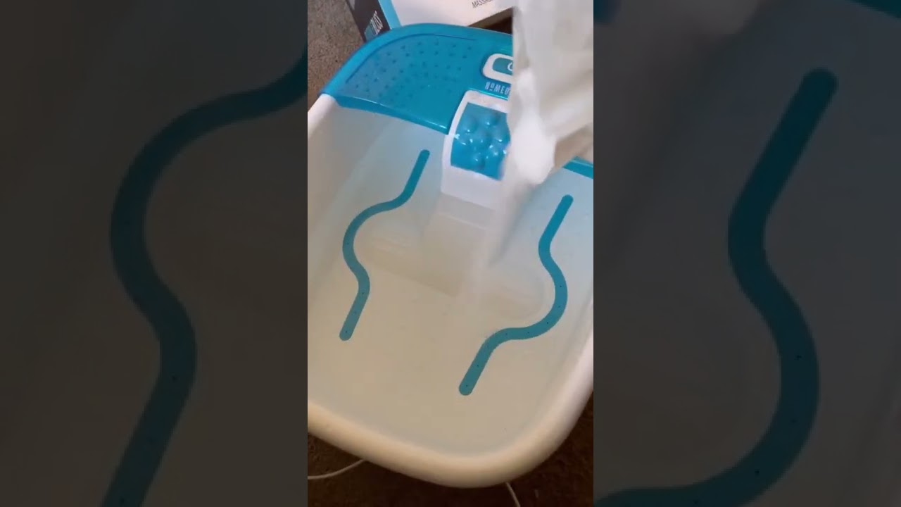 Foot massage bubble sounds so relaxing!! #shorts #massagesounds#bubble#asmr