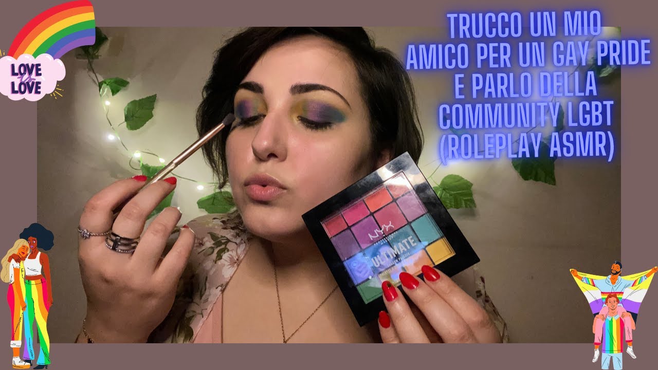 \\TRUCCO KRISTIAN PER UN GAY PRIDE\\( roleplay e sensibilizzazione verso la community #lgbt)👩‍❤️‍👩