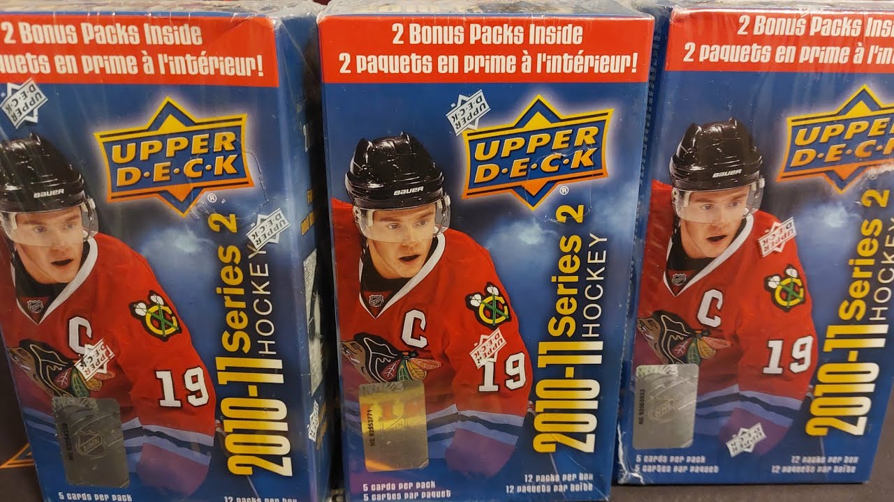Hard Boxes to find. Opening 2010-11 Upper Deck series 2 retail hockey card blasters