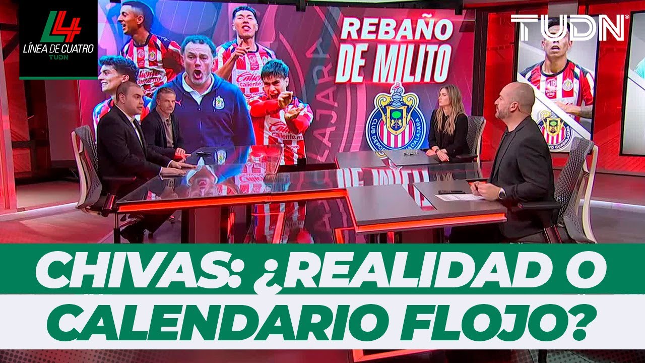 CHIVAS MANDA en la Liga MX 🐐🔥 ¿Hay que creerle al líder INVICTO? | Línea de 4