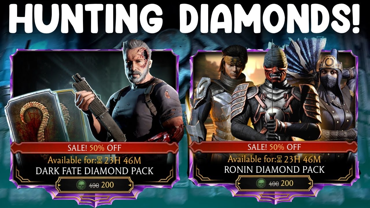 Black Friday Sales 2022 MK Mobile! Dark Fate Terminator & Ronin Team Pack Opening.